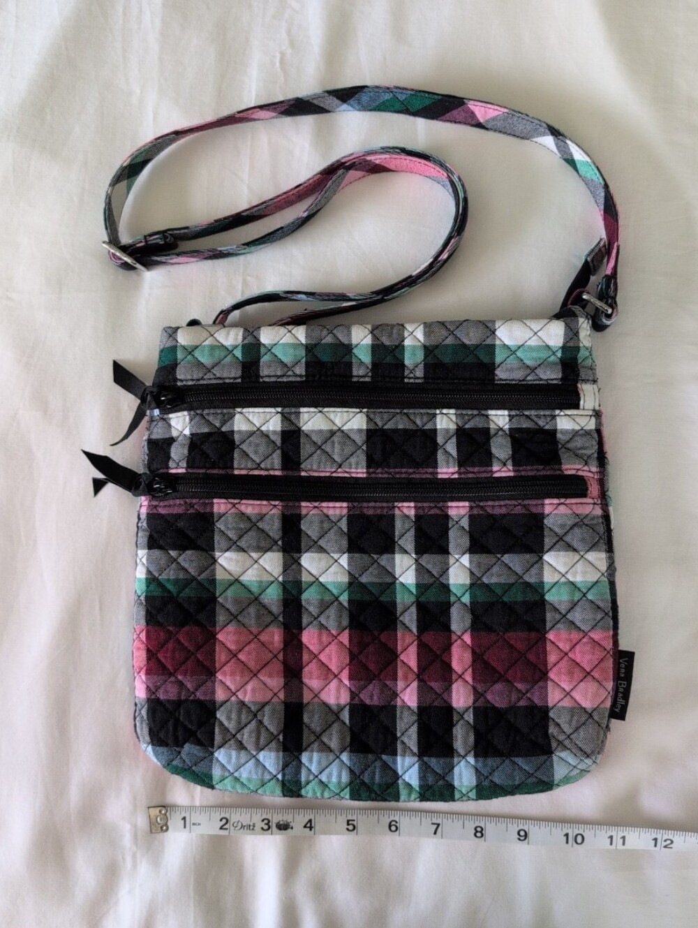 Vera Bradley Crossbody -- Plaid Print